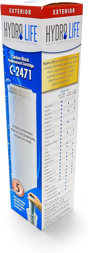 Hydro Life Water Filter C-2471 Replacement Cartridge for HL-200