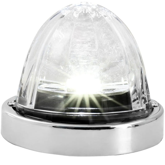 3.5" White/Clear SUPER STAR Watermelon W/SS Bezel