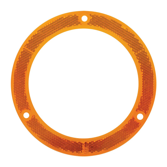 4" Amber Reflector ring for round light