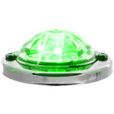 2-3/4" GREEN/CLEAR MINI SUPER STAR