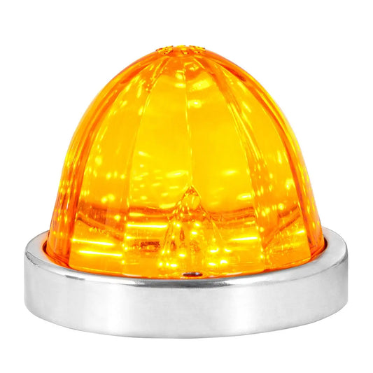 CLASSIC WATERMELON SURFACE MOUNT LED LIGHT TURN/MARKER LIGHT-Amber/Amber