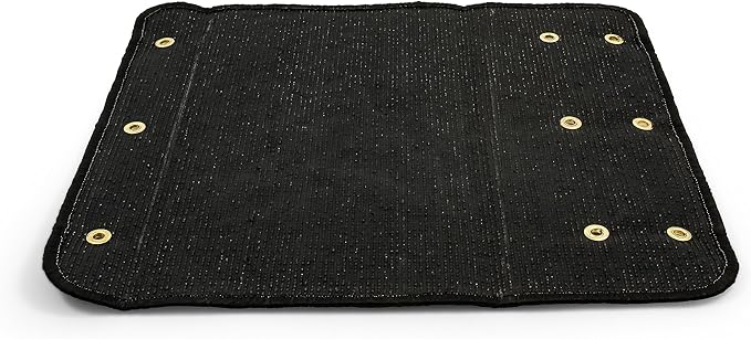 22"x20" Premium Turf Step Rug - Black