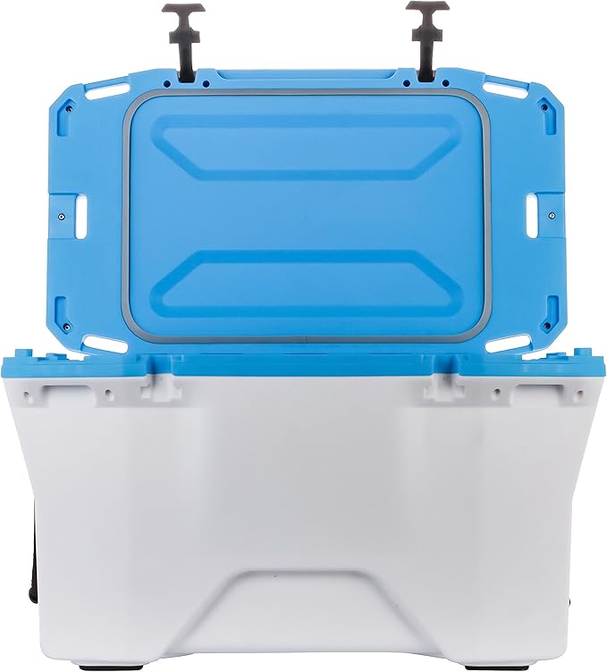 Currituck 50 Quart Cooler - White/Cyan