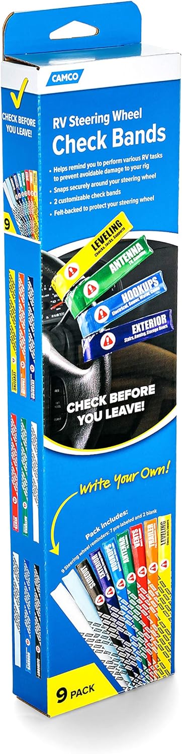 RV Steering Wheel Check Bands