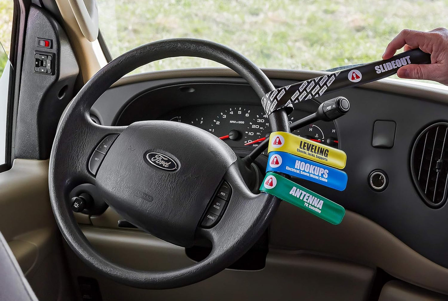 RV Steering Wheel Check Bands