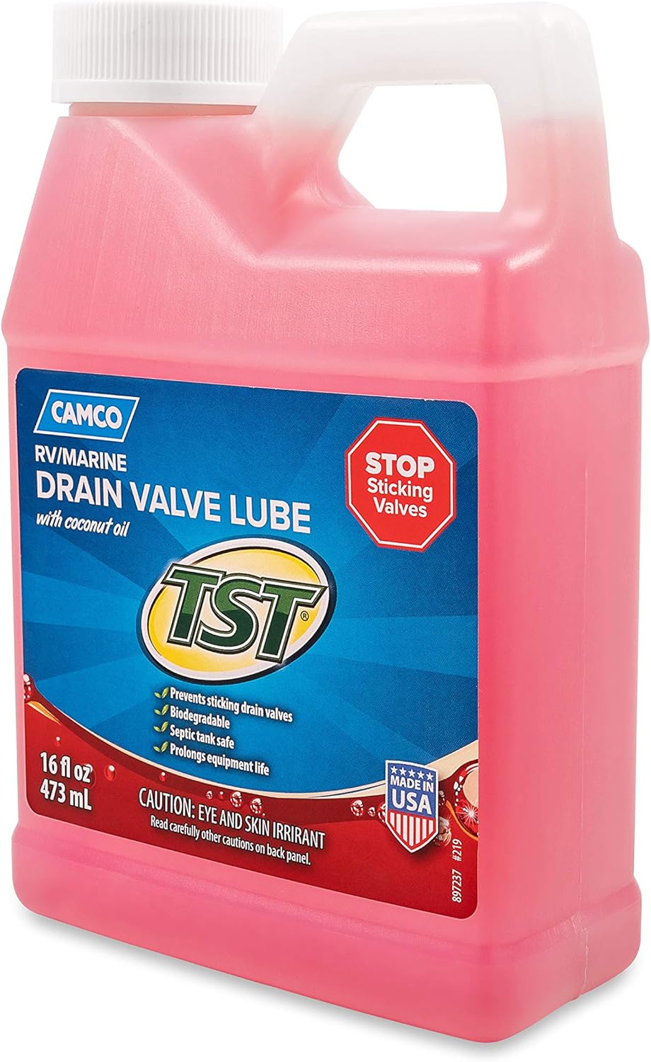 TST Drain Valve Lube with Coconut Oil - 16oz