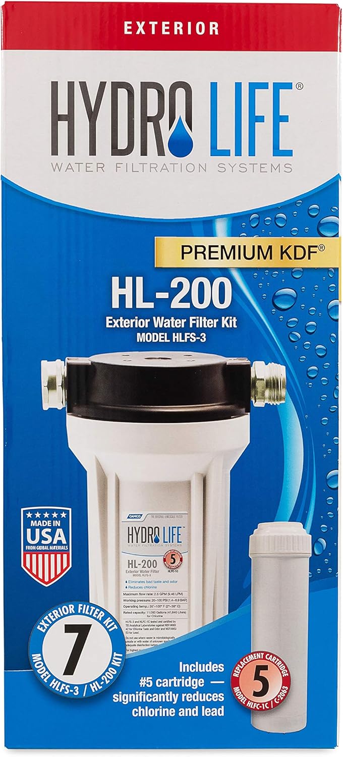 Hydro Life HL-200 External Filter Kit - White