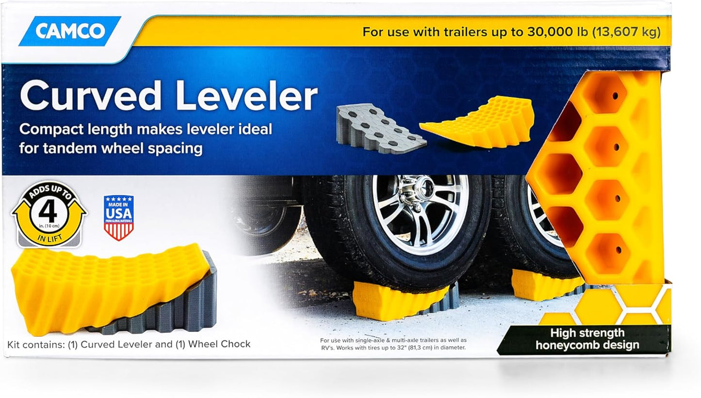 Curved Leveler & Wheel Chock