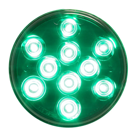 4″ Mega 10 Plus 10 LED Light Green