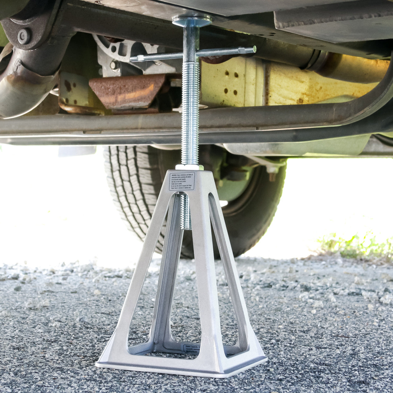 Aluminum Stack Jack Stands - 4 Pack