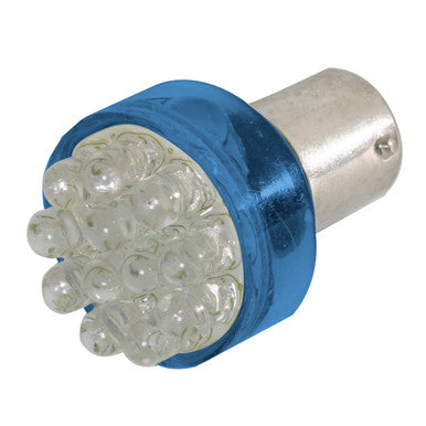1156 Single Directional 12 Blue LED Light Bulb