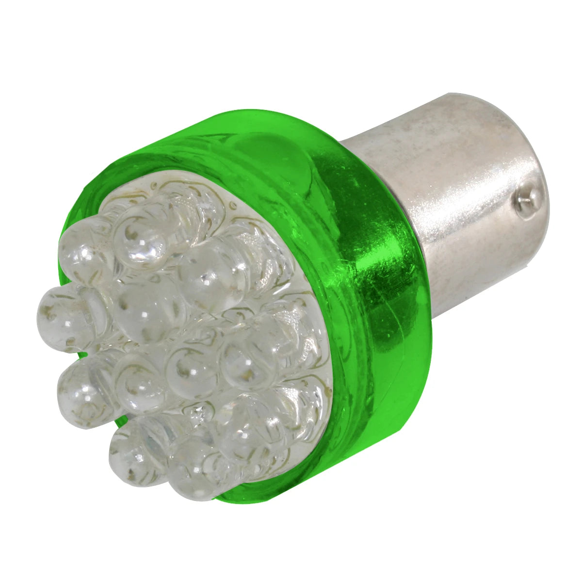 1156 Single Directional 12 Green LED Light Bulb