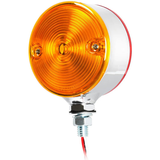 3" Fleet Double Face Amber Red LED Light