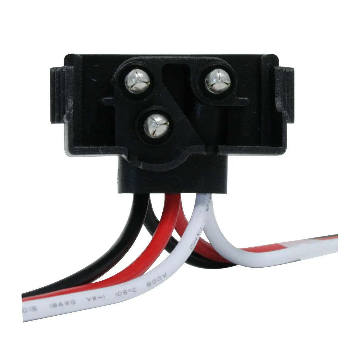 3-PRONG RIGHT ANGLE LIGHT PLUG WIRE HARNESS