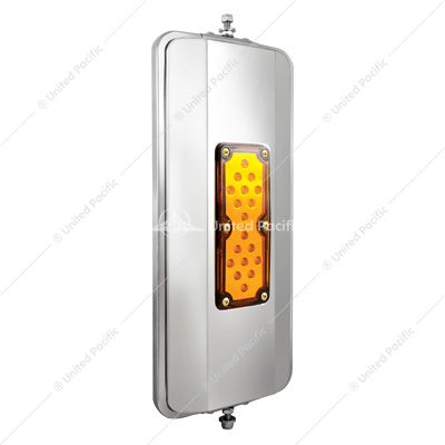 7" X 16" 18 LED 430 Stainless Steel West Coast Mirror - Non-Heated