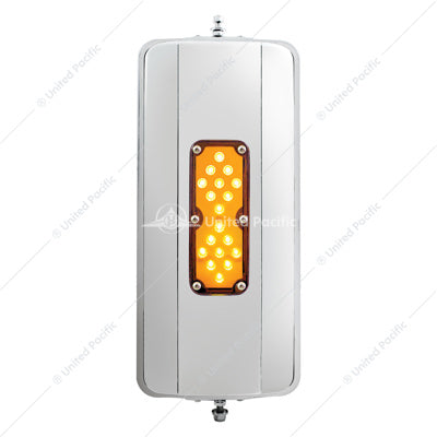 7" X 16" 18 LED 430 Stainless Steel West Coast Mirror - Non-Heated