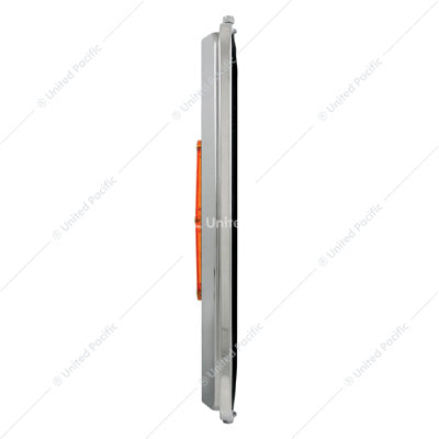 7" X 16" 18 LED 430 Stainless Steel West Coast Mirror - Non-Heated