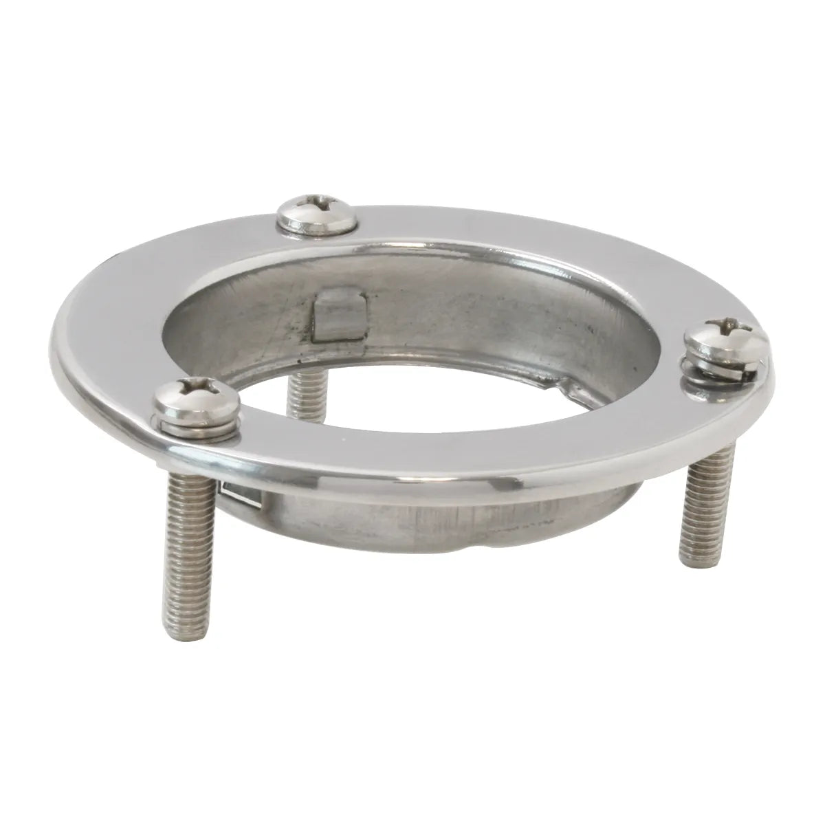 Flange Mount Bezel For 2" Round Light Stainless Steel