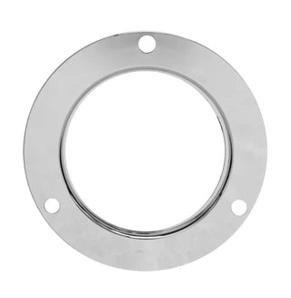 Flange Mount Bezel For 2" Round Light High Impact Plastic