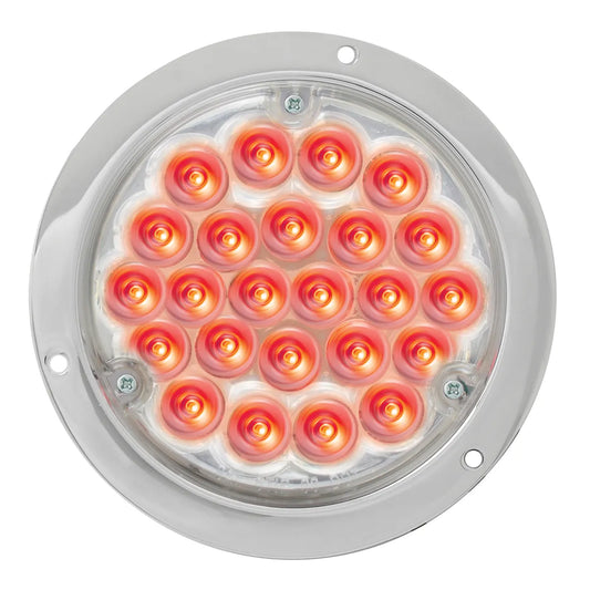 4″ Pearl 24 LED Light With Chrome Housing