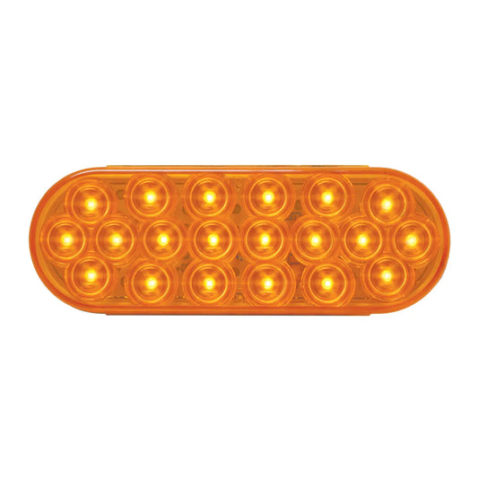 Oval Fleet LED Light - Amber/Amber
