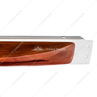 Peterbilt 02+ Wood Door Handle with Chrome Bs