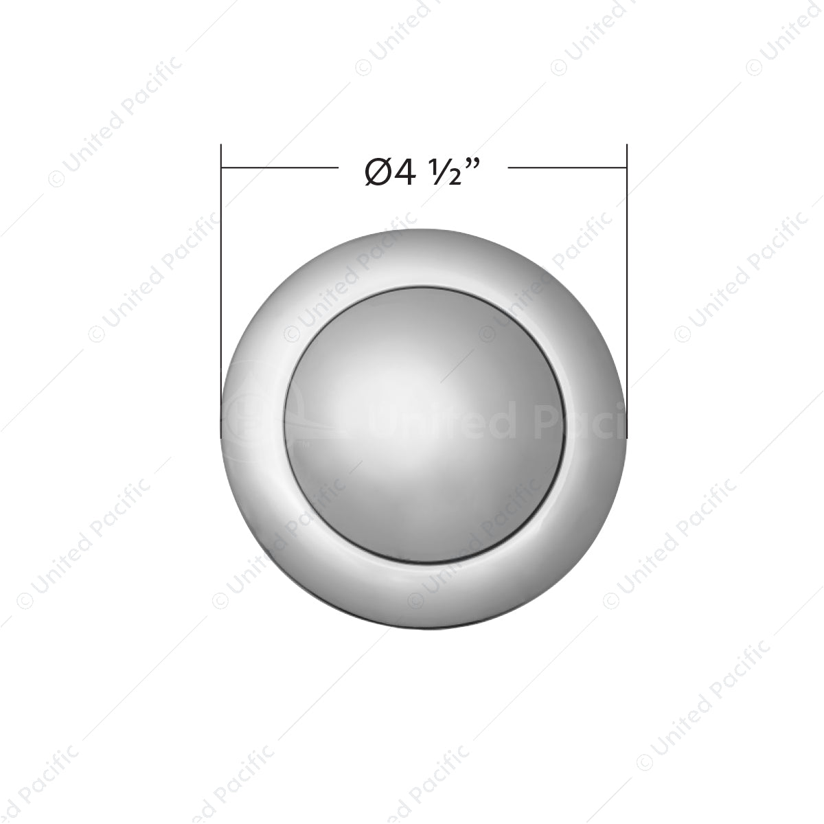 Chrome Billet Aluminum Horn Button