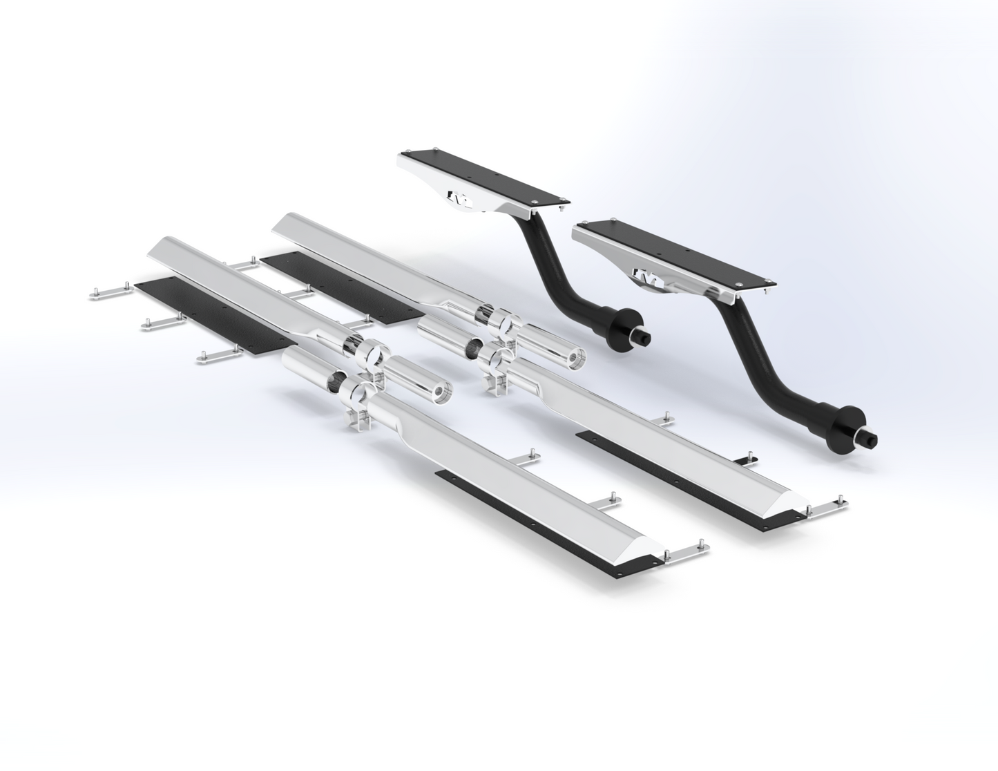 Full Fender HD Mounting Kit 11 GA Arms 304 Swivel Center