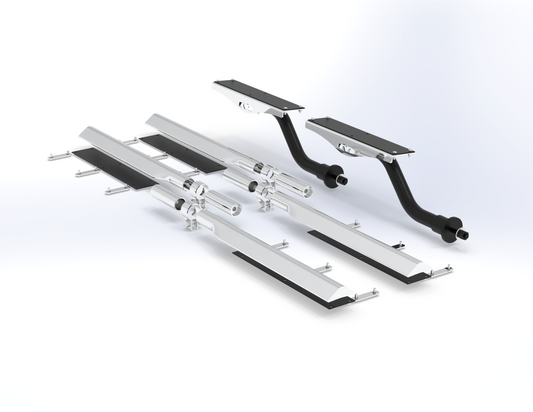 Full Fender HD Mounting Kit 11 GA Arms 304 Swivel Center