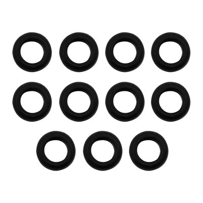 1/2" Mounting Hole Black Vinyl Grommet