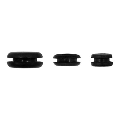 1/4",5/16",3/8" Mounting Holes Black Vinyl Grommets