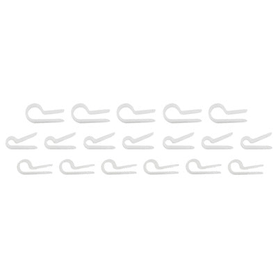 1/8",3/16",1/4" I.D. Assorted Natural Nylon Cable Clamps