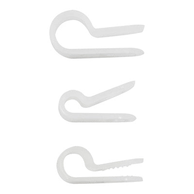 1/8",3/16",1/4" I.D. Assorted Natural Nylon Cable Clamps