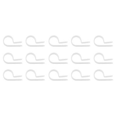 1/2" I.D. Natural Nylon Cable Clamps