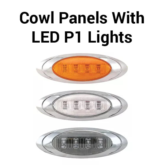 Peterbilt 379 Cowl Panel With P1 Holes