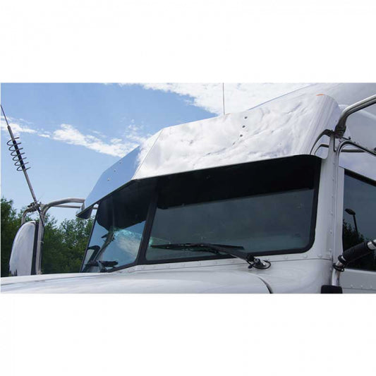 15" SS Peterbilt 386 389 Stock Fiberglass Visor Replacement