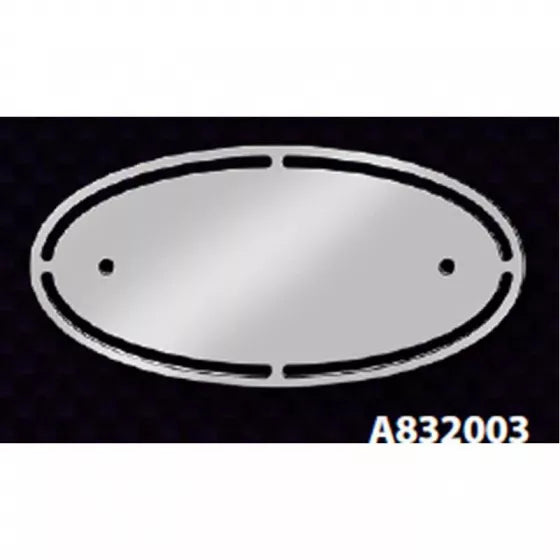 Peterbilt Hood Emblem Obround W/Cutout