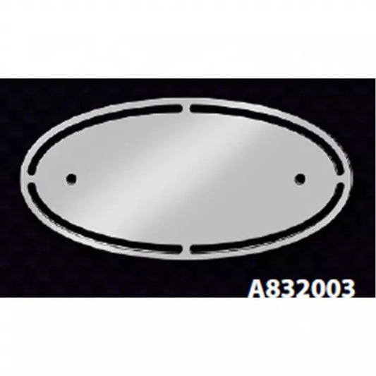 Peterbilt Hood Emblem Obround W/Cutout