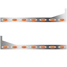 Peterbilt 63"/72" Sleeper Panel with Amber P1 Lights