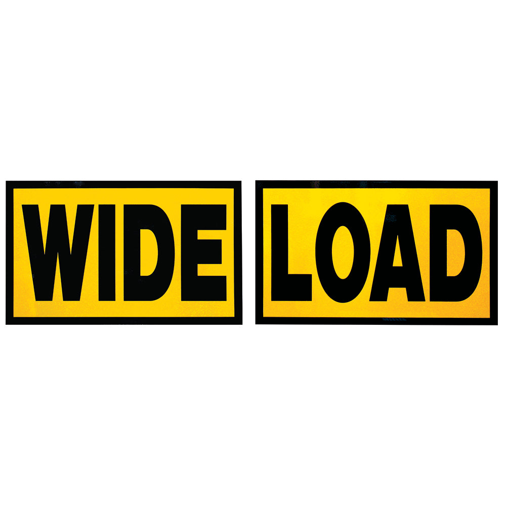 18 x 30 WIDE LOAD 2 Piece Aluminum Sign