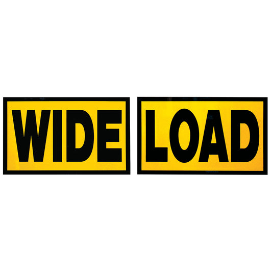 18 x 30 WIDE LOAD 2 Piece Aluminum Sign