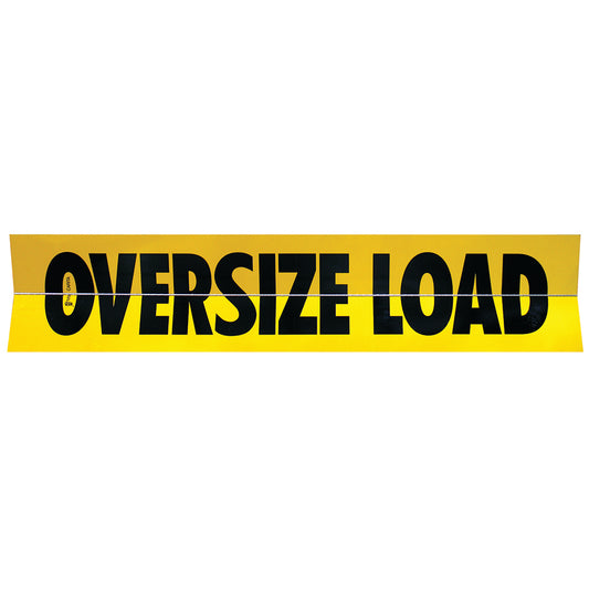 Hinged Aluminum OVERSIZE LOAD Sign 18″ x 84″