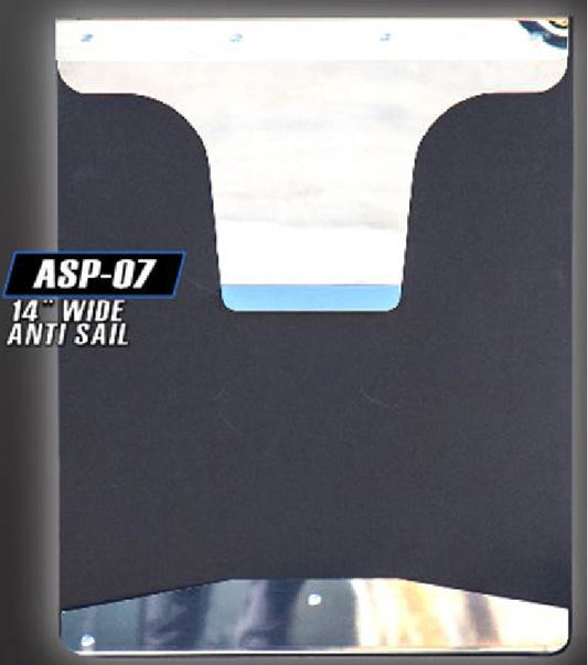 WIDE Anti Sail T-Shape (pair) 24" X 14" Short Panel