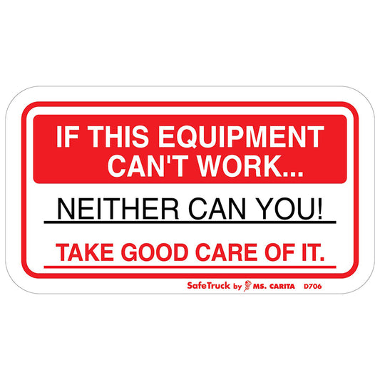 If This Equipment Decal