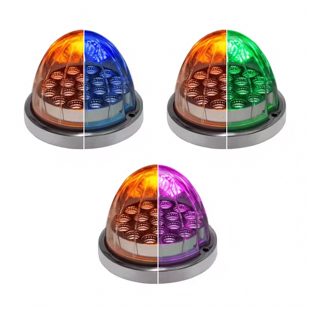 Watermelon Dual Revolution Clearance LED Light - 19 Diodes