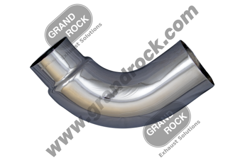 6" Reduced 5" Freightliner 90 Degree Chrome Elbow