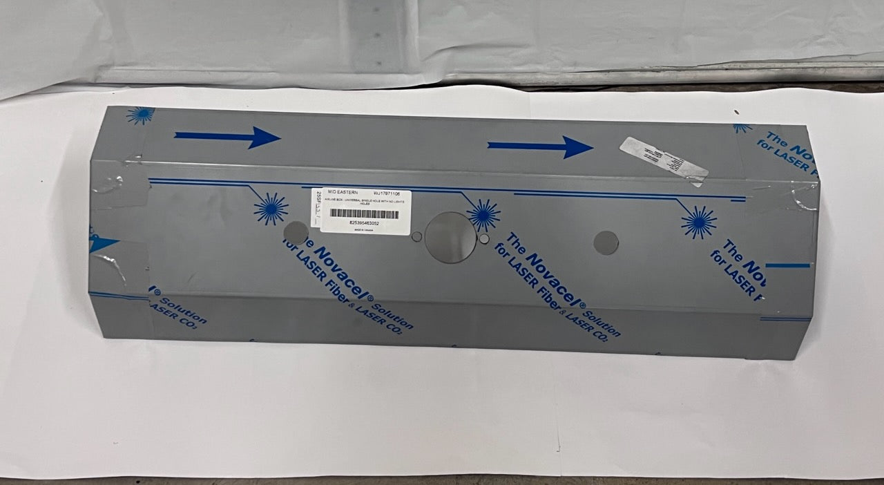 Air Line Box Stainless Steel-Air-Single Electrical-Backing Cover Included