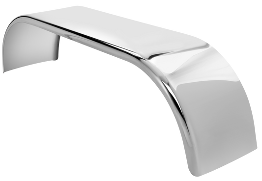 Full Fender Smooth Standard 105" Length 430 Grade Stainless Steel 14 Ga. 27" Drop Front And Rear.