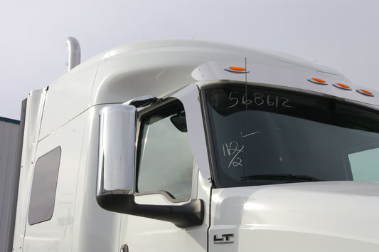 IN Window Deflector LT-HV-Lonestar 2017+ Curved Door Frame With Convex Pass Door Mirror