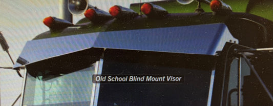 Peterbilt Old School Bowtie Blind Mount Visor